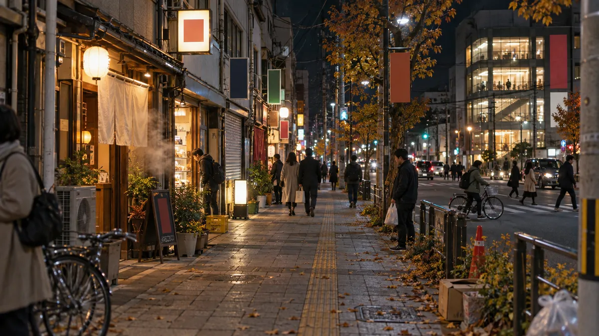 夜の通り